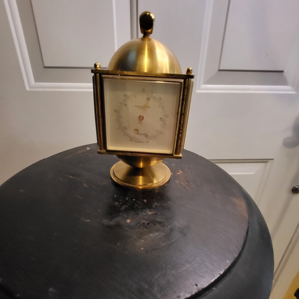 Relide Weather Station Clock 8 Days Imhoff Movement 15 Jewel - Picture 4 of 16